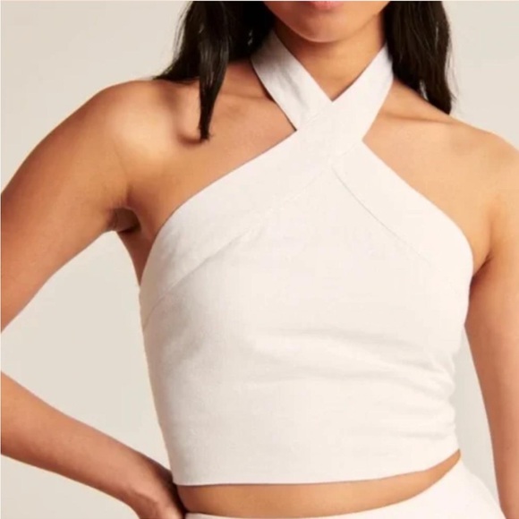 Abercrombie white tank top - Picture 1 of 6